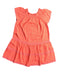 A Orange Short Sleeve Dresses from Chateau de Sable in size 8Y for girl. (Back View)