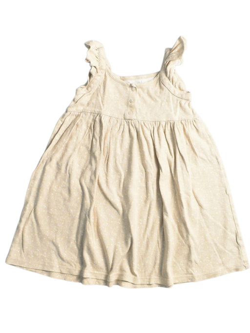 A Beige Sleeveless Dresses from Jamie Kay in size 6T for girl. (Front View)