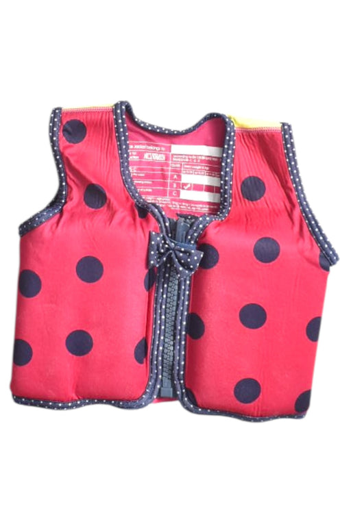 A Red Floatsuits from Konfidence in size 4T for girl. (Front View)