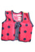A Red Floatsuits from Konfidence in size 4T for girl. (Front View)