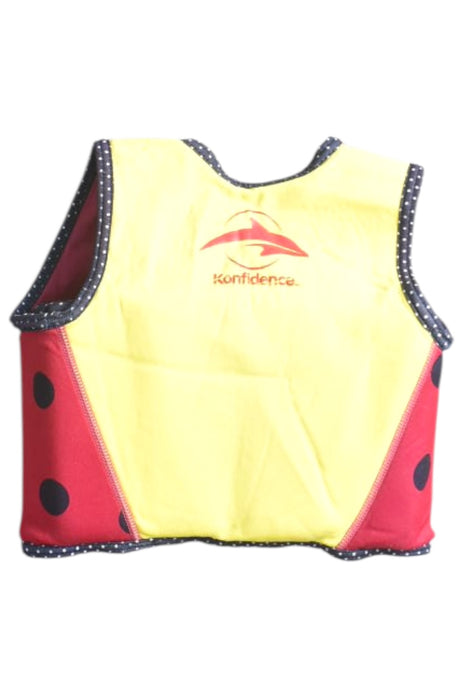 A Red Floatsuits from Konfidence in size 4T for girl. (Back View)