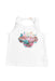 A White Sleeveless Tops from Du Pareil au même in size 5T for girl. (Front View)