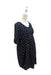 A Navy Short Sleeve Dresses from Jojo Maman Bébé in size Maternity-S for maternity. (Front View)