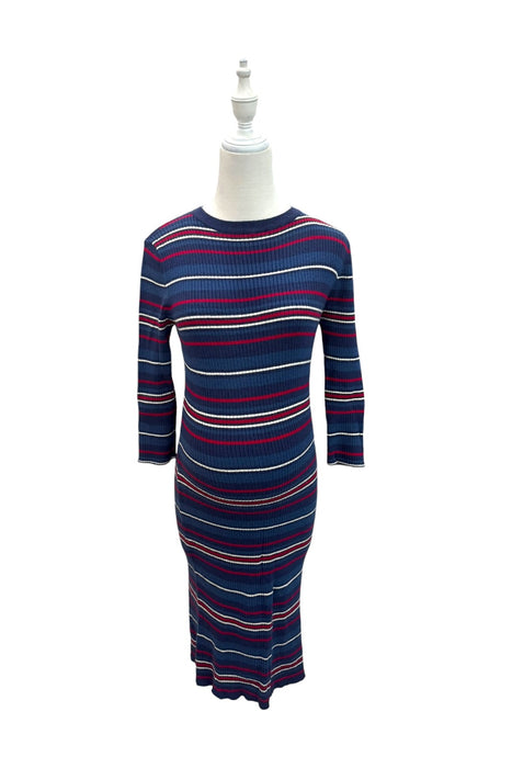A Blue Sweater Dresses from Jojo Maman Bébé in size Maternity-S for maternity. (Back View)