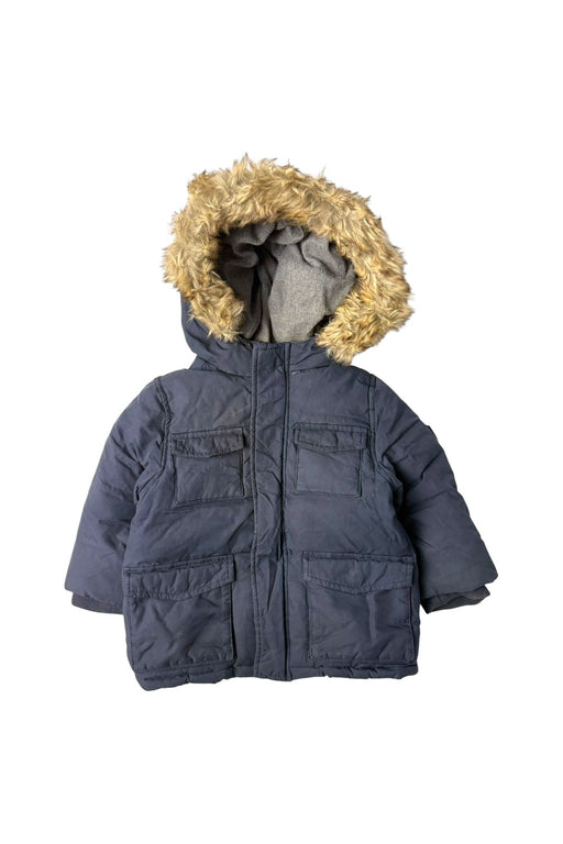 A Blue Puffer/Quilted Coats & Outerwear from Jacadi in size 12-18M for neutral. (Front View)