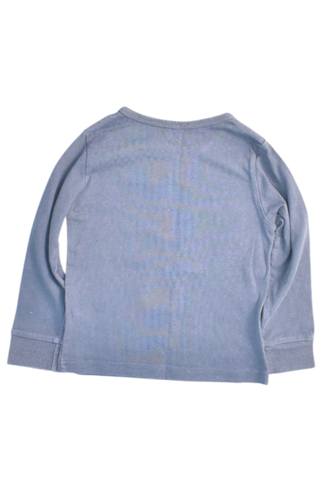 A Blue Long Sleeve T Shirts from La Compagnie des Petits in size 3T for boy. (Back View)