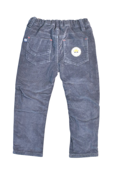 A Blue Casual Pants from La Compagnie des Petits in size 3T for boy. (Back View)