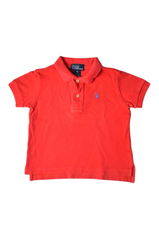 A  Short Sleeve Polos from Polo Ralph Lauren in size 12-18M for boy. (Front View)