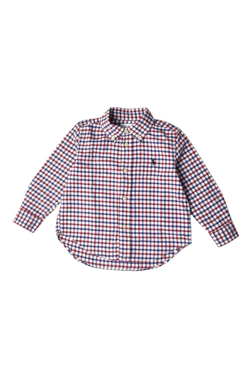 A Red Long Sleeve Shirts from Ralph Lauren in size 18-24M for boy. (Front View)