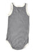A Black Sleeveless Bodysuits from Petit Bateau in size 12-18M for boy. (Back View)