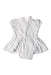 A White Short Sleeve Rompers from Mothercare in size 12-18M for girl. (Back View)