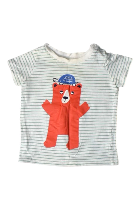 A White Short Sleeve T Shirts from Seed in size 6-12M for neutral. (Front View)