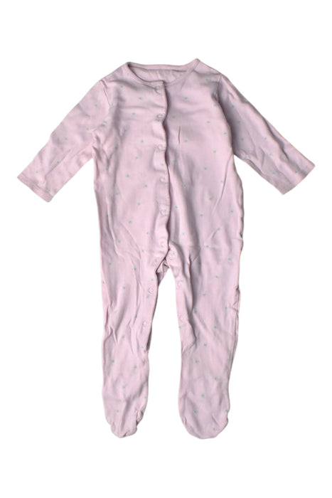 A Pink Onesies from Mothercare in size 6-12M for girl. (Front View)