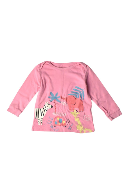 A Pink Long Sleeve Tops from Mothercare in size 18-24M for girl. (Front View)