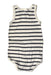 A  Sleeveless Bodysuits from Petit Bateau in size 12-18M for boy. (Back View)