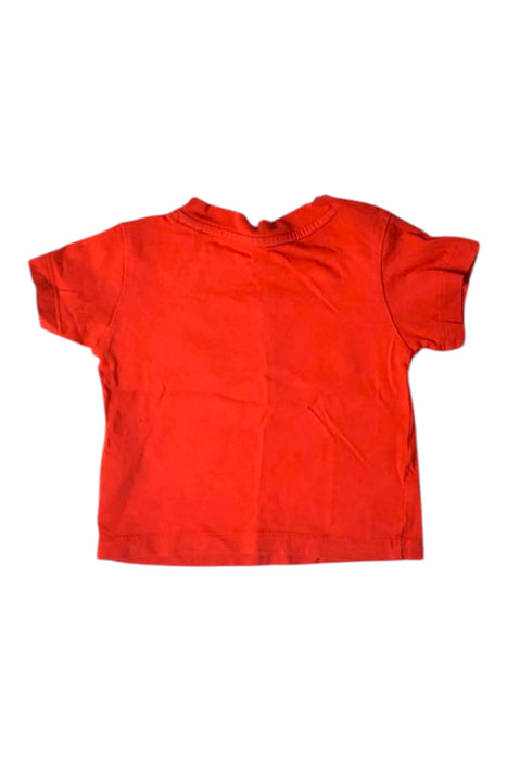 A Red Short Sleeve T Shirts from Adidas in size 6-12M for boy. (Back View)