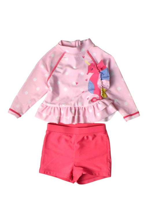 A Pink Swim Sets from Mothercare in size 3-6M for girl. (Front View)