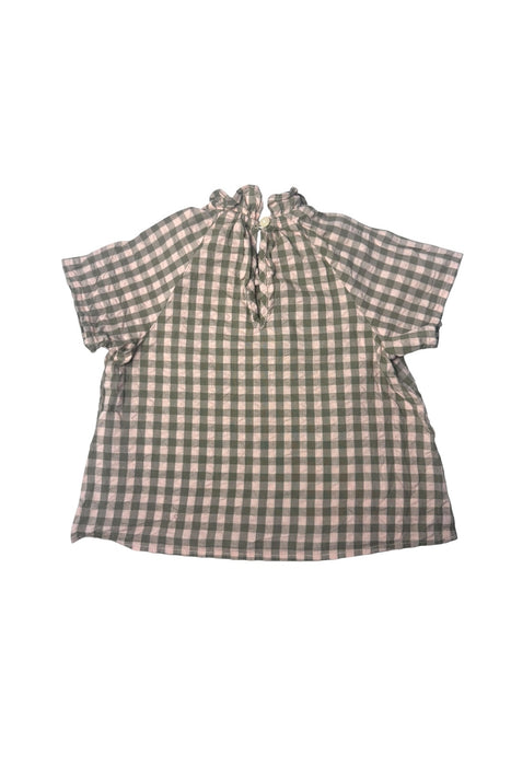 A Green Short Sleeve Tops from Petit Bateau in size 12-18M for girl. (Back View)