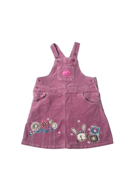 A Purple Overall Dresses from Cherokee in size 12-18M for girl. (Front View)