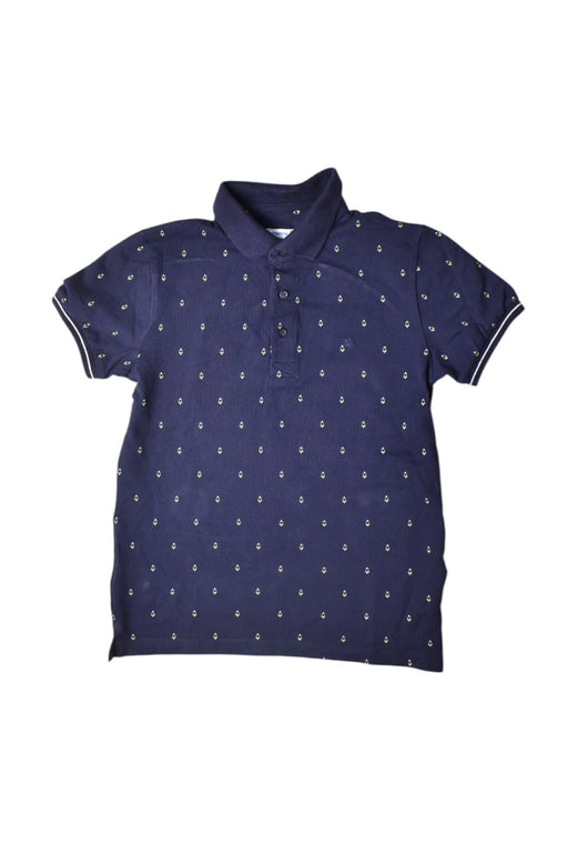 A Navy Short Sleeve Polos from Mayoral in size 9Y for boy. (Front View)