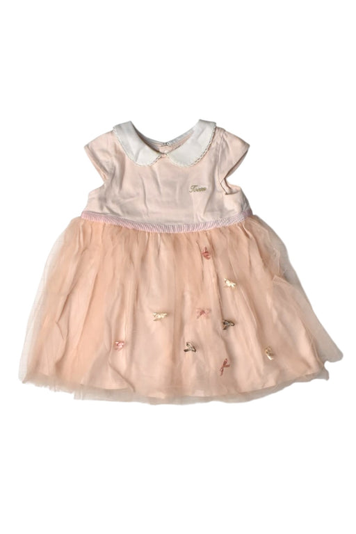 A Peach Sleeveless Dresses from Tocca in size 6-12M for girl. (Front View)
