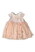 A Peach Sleeveless Dresses from Tocca in size 6-12M for girl. (Front View)