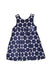 A Navy Sleeveless Dresses from Sense of Wonder in size 18-24M for girl. (Front View)