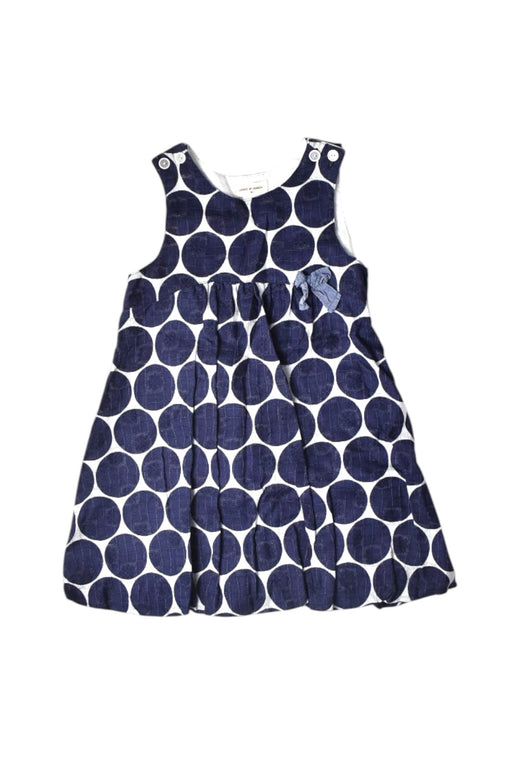 A Navy Sleeveless Dresses from Sense of Wonder in size 18-24M for girl. (Front View)