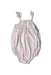 A Multicolour Sleeveless Rompers from Seed in size 6-12M for girl. (Front View)