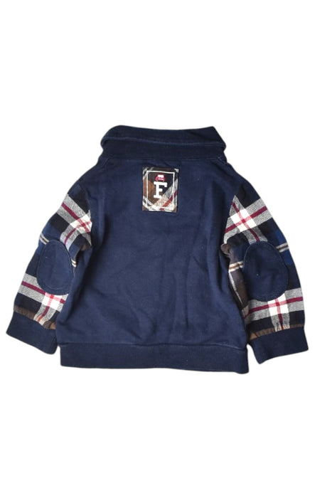 A Navy Knit Sweaters from Familiar in size 6-12M for boy. (Back View)