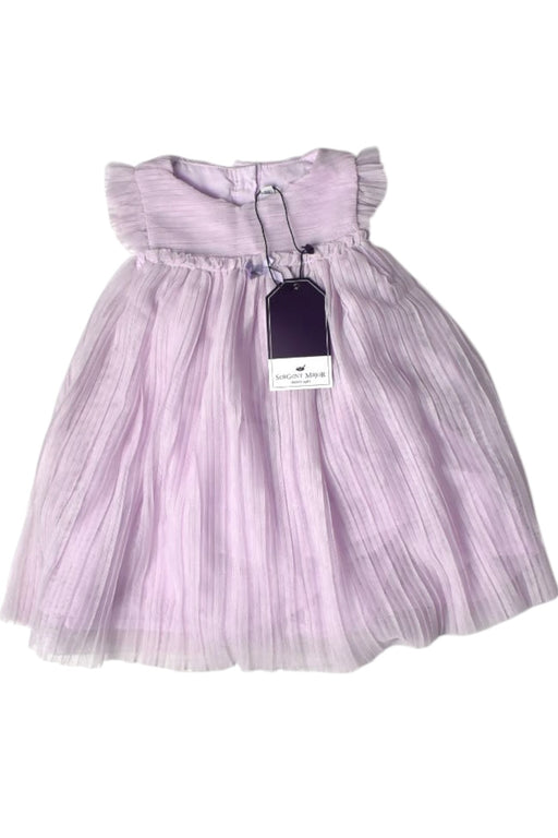 A Purple Sleeveless Dresses from Sergent Major in size 6-12M for girl. (Front View)