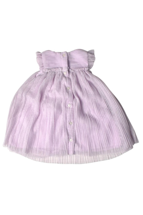 A Purple Sleeveless Dresses from Sergent Major in size 6-12M for girl. (Back View)