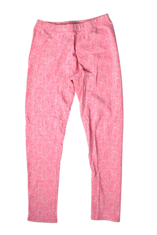 A Pink Leggings from PONEY in size 9Y for girl. (Front View)