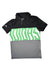 A Black Short Sleeve Polos from Adidas in size 7Y for boy. (Front View)