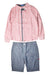 A Red Pants Sets from bloomB in size 10Y for neutral. (Front View)