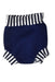 A Navy Swim Diapers from Splash About in size 6-12M for boy. (Back View)