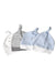 A Grey Beanies from Purebaby in size 0-3M for neutral. (Front View)