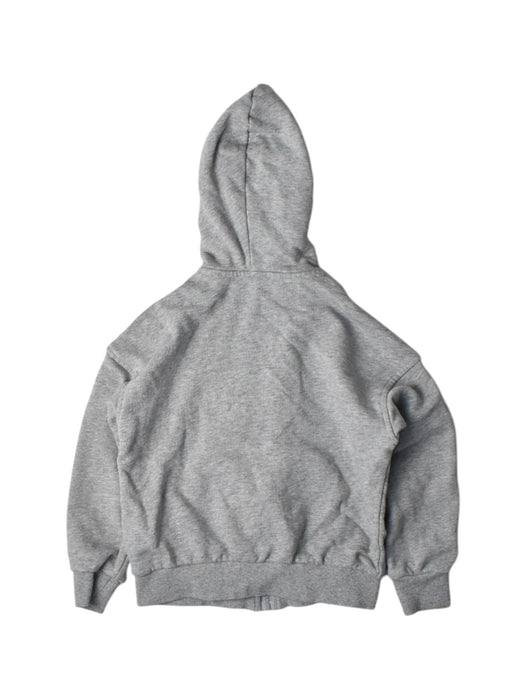 A Grey Zippered Sweatshirts from Moschino in size 4T for boy. (Back View)