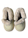 A Ivory Winter Boots from Moon Boot in size 5T for girl. (Back View)