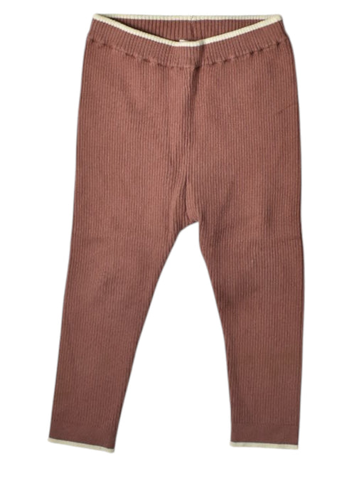 A Brown Leggings from Mori in size 2T for neutral. (Front View)