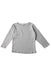 A Grey Long Sleeve T Shirts from Petit Bateau in size 3T for neutral. (Front View)