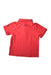 A Red Short Sleeve Polos from Joules in size 4T for boy. (Back View)
