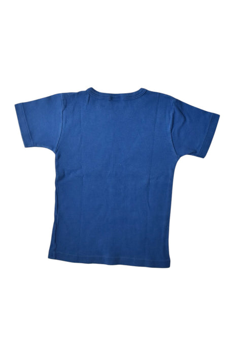 A Blue Short Sleeve T Shirts from Petit Bateau in size 3T for boy. (Back View)