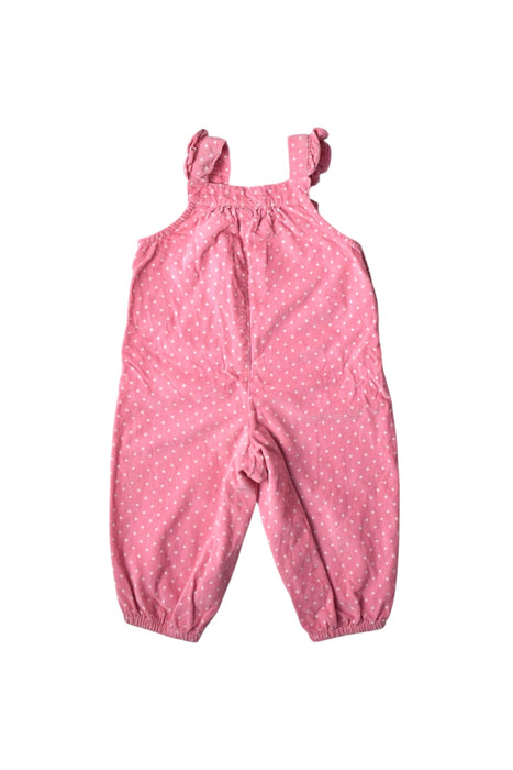 A Pink Long Overalls from Jojo Maman Bébé in size 6-12M for girl. (Back View)
