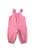 A Pink Long Overalls from Jojo Maman Bébé in size 6-12M for girl. (Back View)
