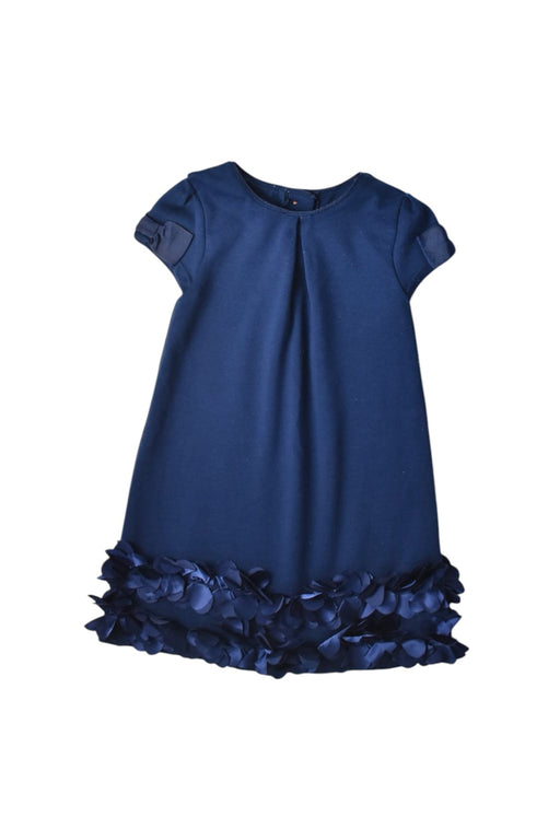 A Navy Short Sleeve Dresses from Baker by Ted Baker in size 18-24M for girl. (Front View)