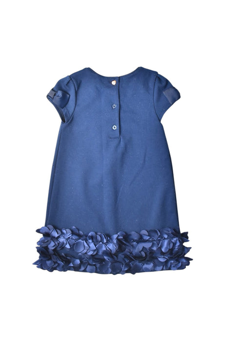 A Navy Short Sleeve Dresses from Baker by Ted Baker in size 18-24M for girl. (Back View)