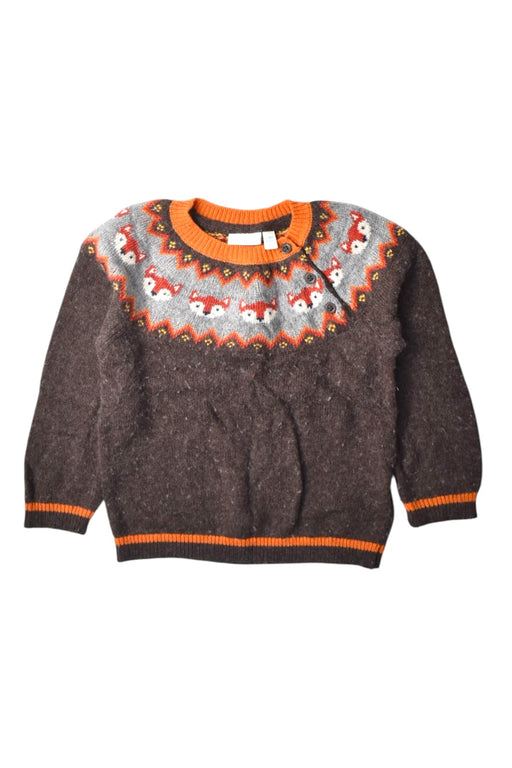 A Orange Knit Sweaters from Jojo Maman Bébé in size 2T for boy. (Front View)