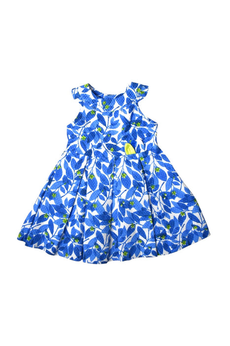 A Blue Sleeveless Dresses from Mayoral in size 2T for girl. (Front View)
