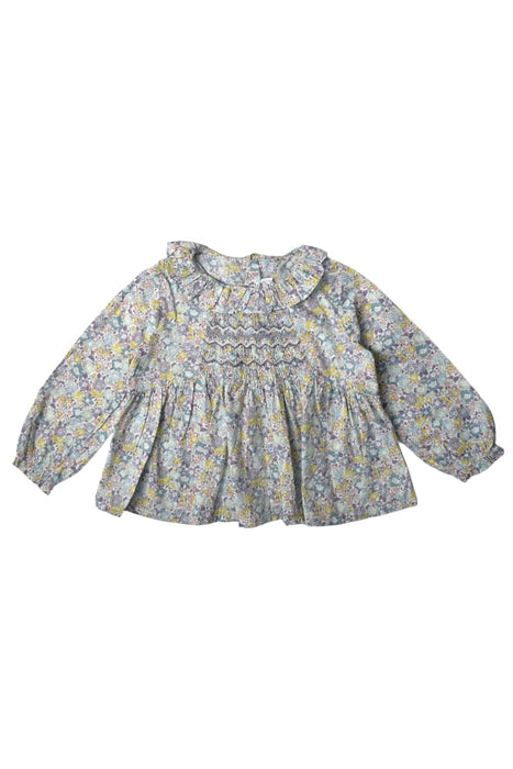 A Blue Long Sleeve Tops from Tartine et Chocolat in size 2T for girl. (Front View)
